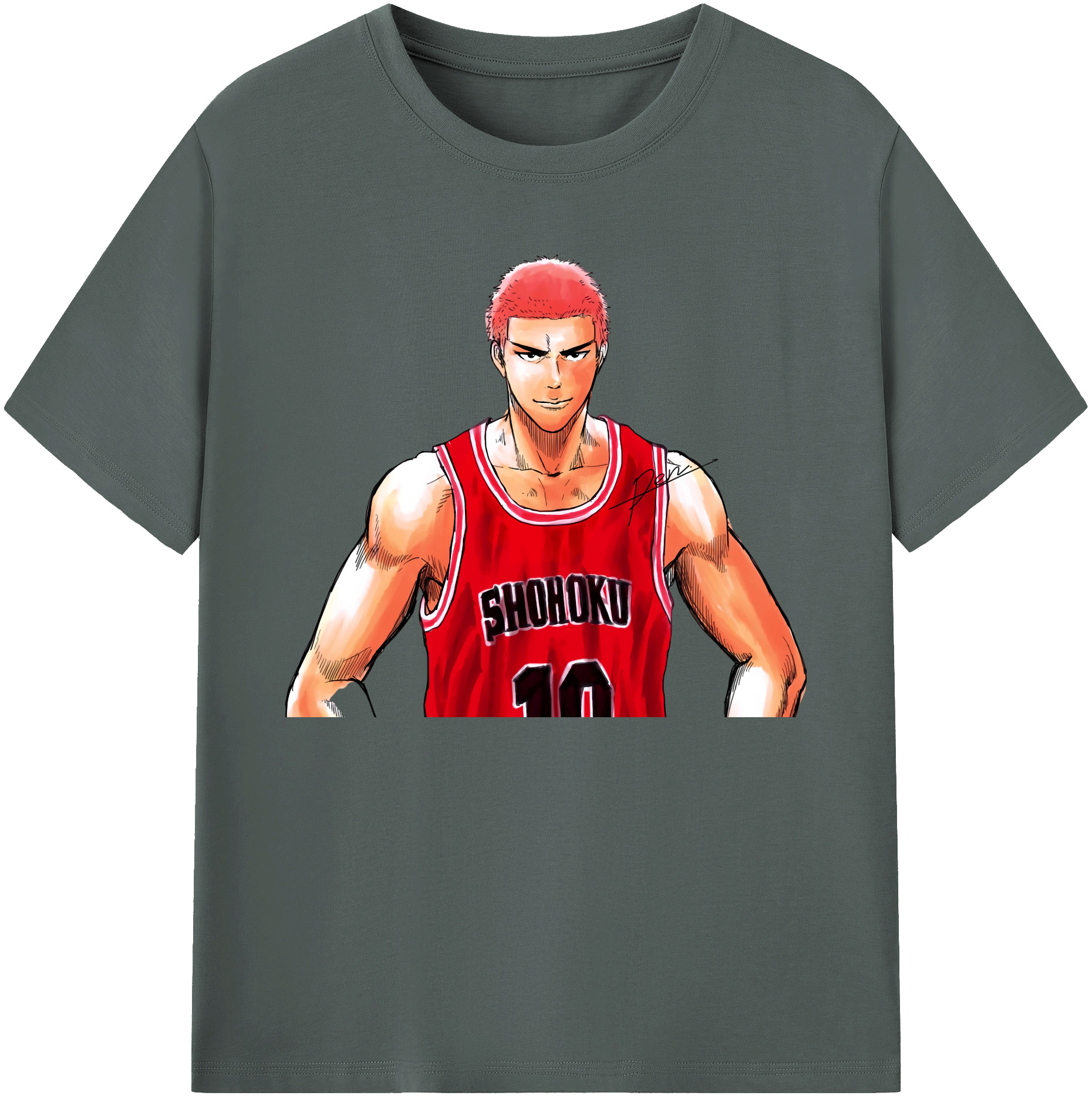 （画像用） SLAM DUNK／スラムダンク 綿100％ メンズ半袖Tシャツ｜肌触りやわらか＆通気性